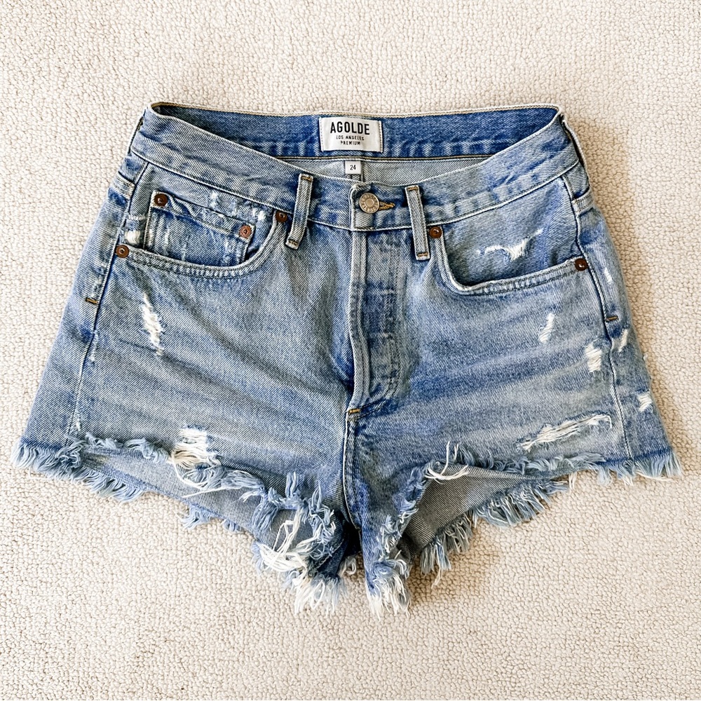 AGOLDE Parker Vintage Cut Off Short in Swapmeet